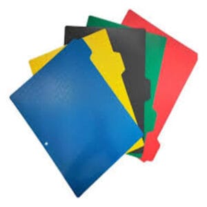 Separador Plástico Tamaño Carta x5