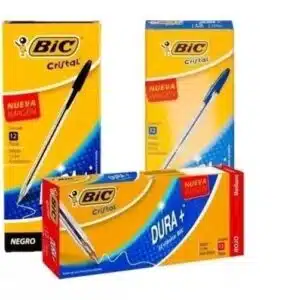 Boligrafo Bic Cristal Punta Media Caja x12 Unds