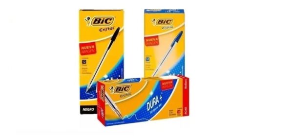 Boligrafo Bic Cristal Punta Media Caja x12 Unds