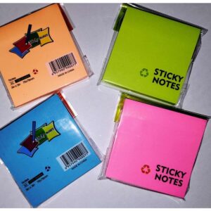 NOTAS ADHESIVAS UNICOLOR 76MM X 76MM