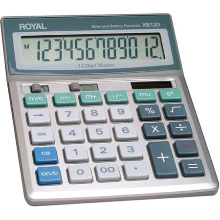 Calculadora Royal XE120 - K&CO SAS Distribuidor de calculadoras