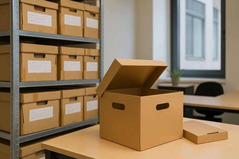 Archivar documentos de oficina