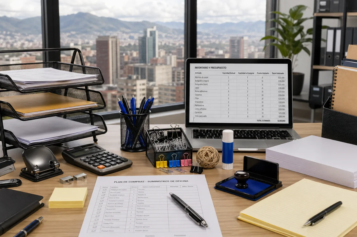 cómo organizar compras de suministros de oficina